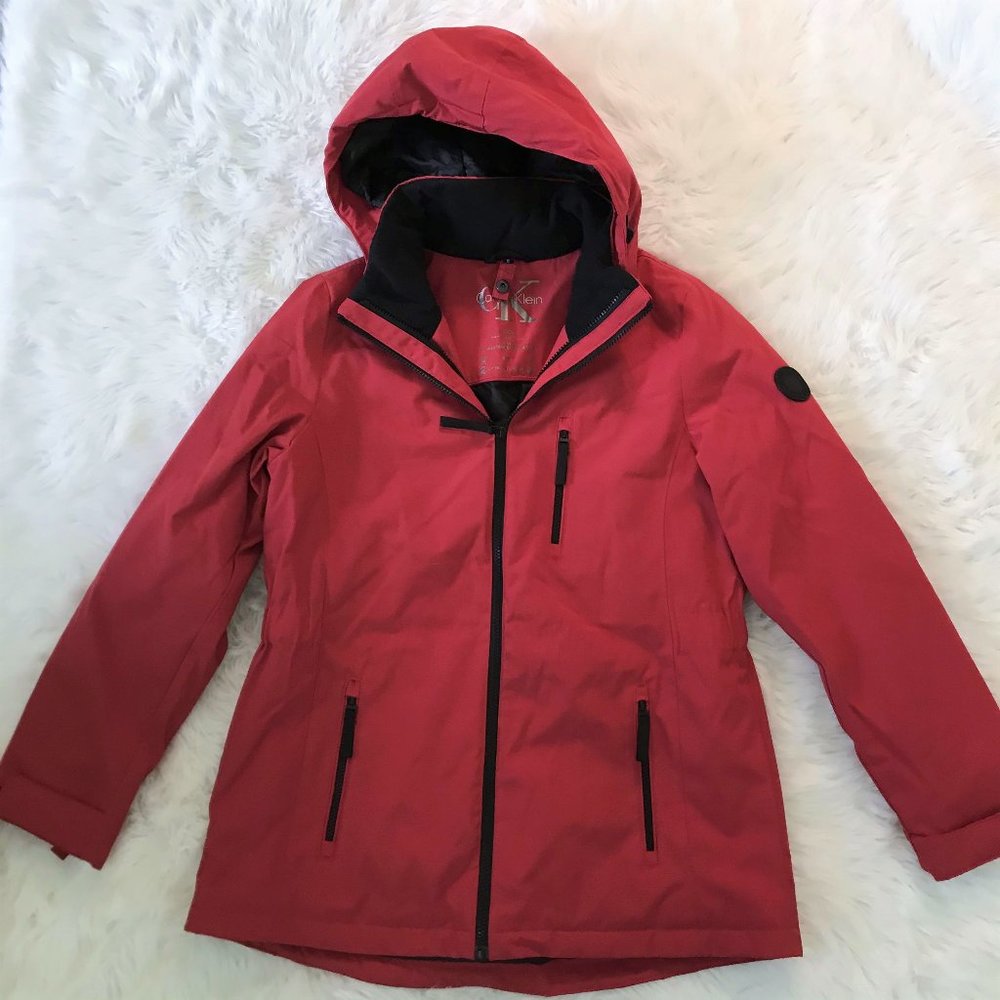 Red Calvin Klein jacket NWOT